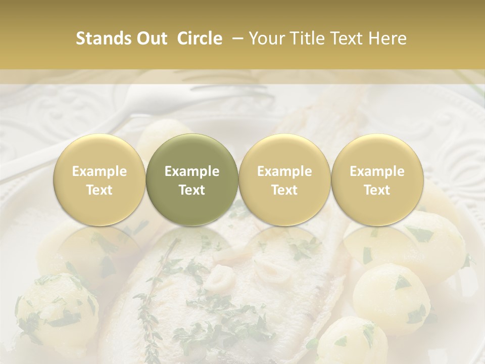Recipe Sole Healthy PowerPoint Template