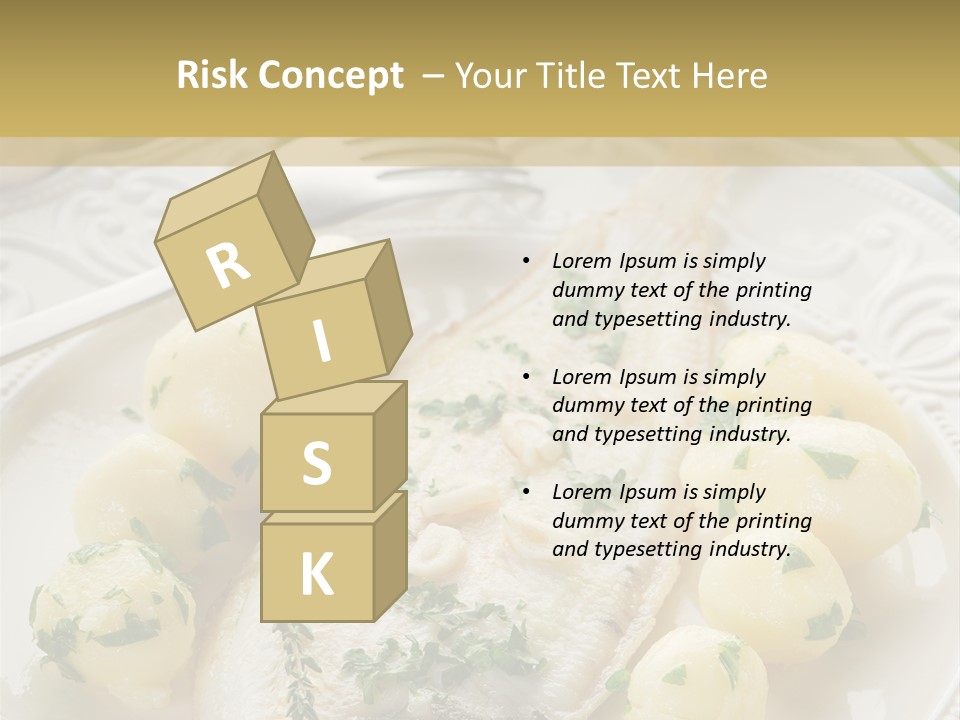 Recipe Sole Healthy PowerPoint Template