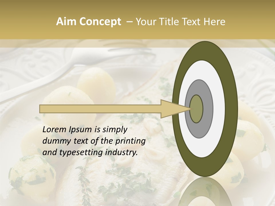 Recipe Sole Healthy PowerPoint Template