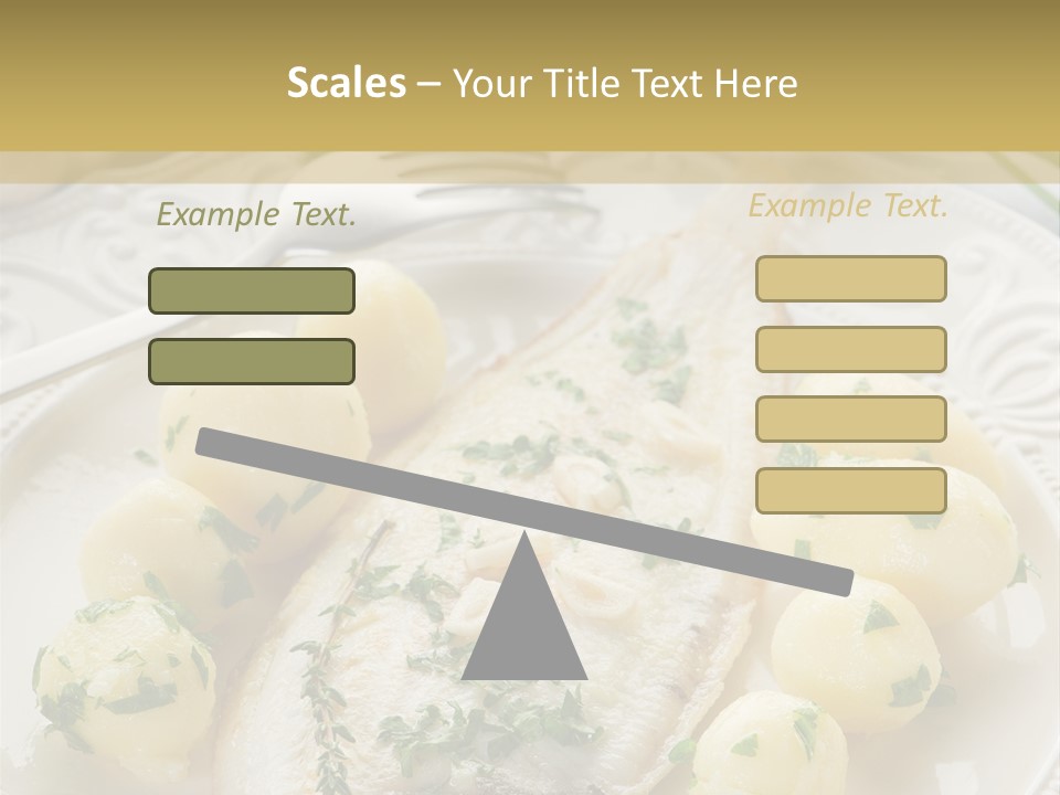Recipe Sole Healthy PowerPoint Template