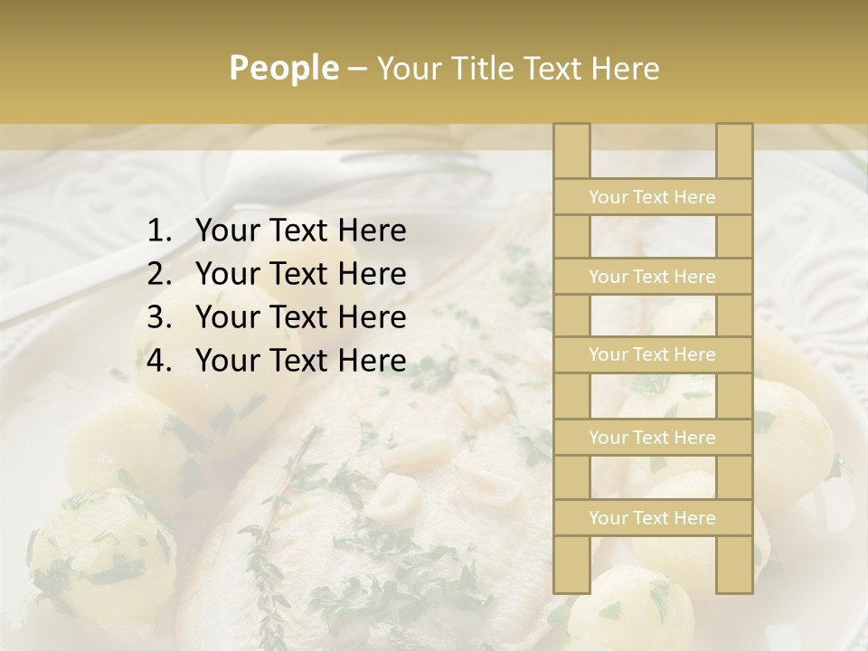 Recipe Sole Healthy PowerPoint Template