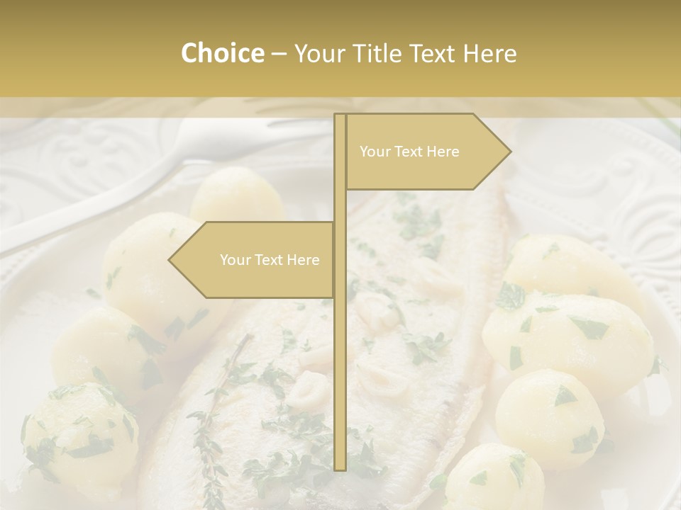 Recipe Sole Healthy PowerPoint Template