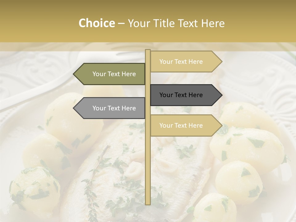 Recipe Sole Healthy PowerPoint Template
