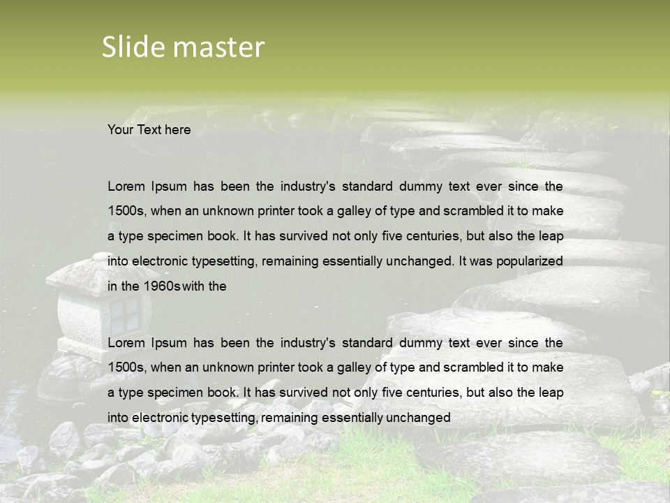 Japanese Wisdom Exotic PowerPoint Template