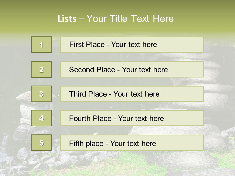 Japanese Wisdom Exotic PowerPoint Template