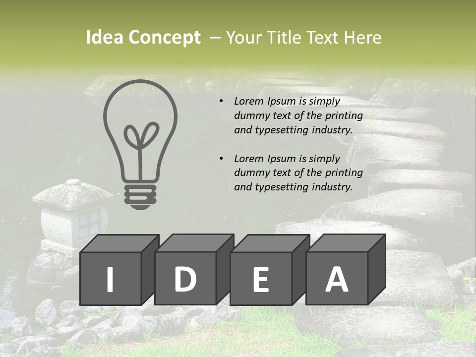 Japanese Wisdom Exotic PowerPoint Template