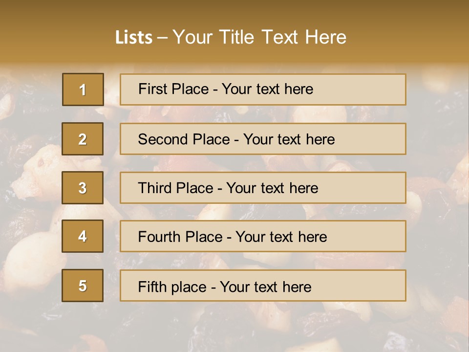 Healthy Brandy Background PowerPoint Template
