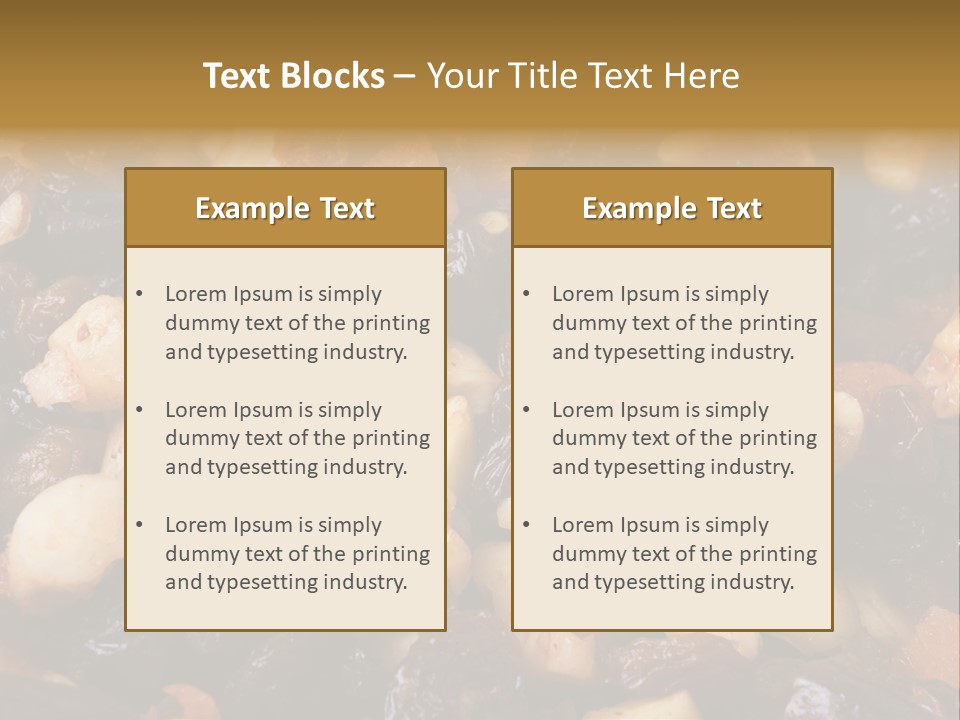 Healthy Brandy Background PowerPoint Template