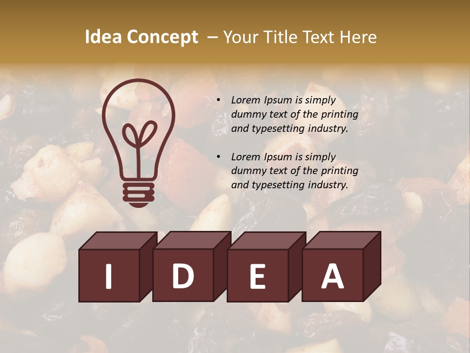 Healthy Brandy Background PowerPoint Template