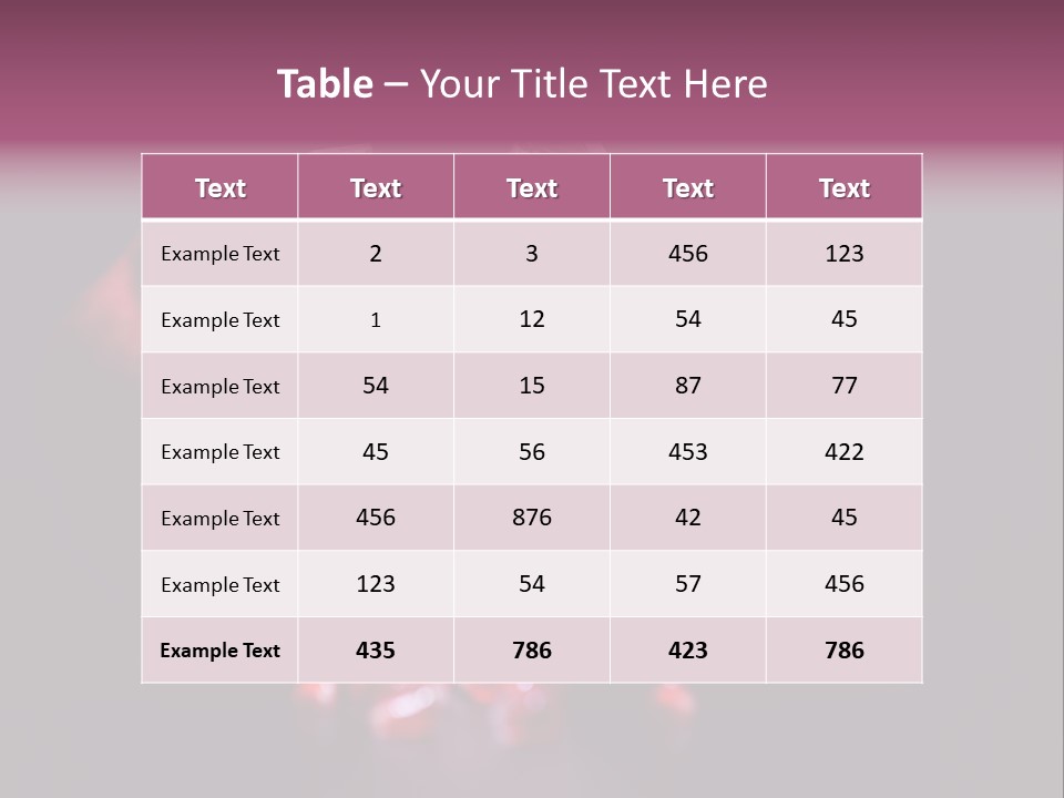 Garnet Pomegranate Background PowerPoint Template