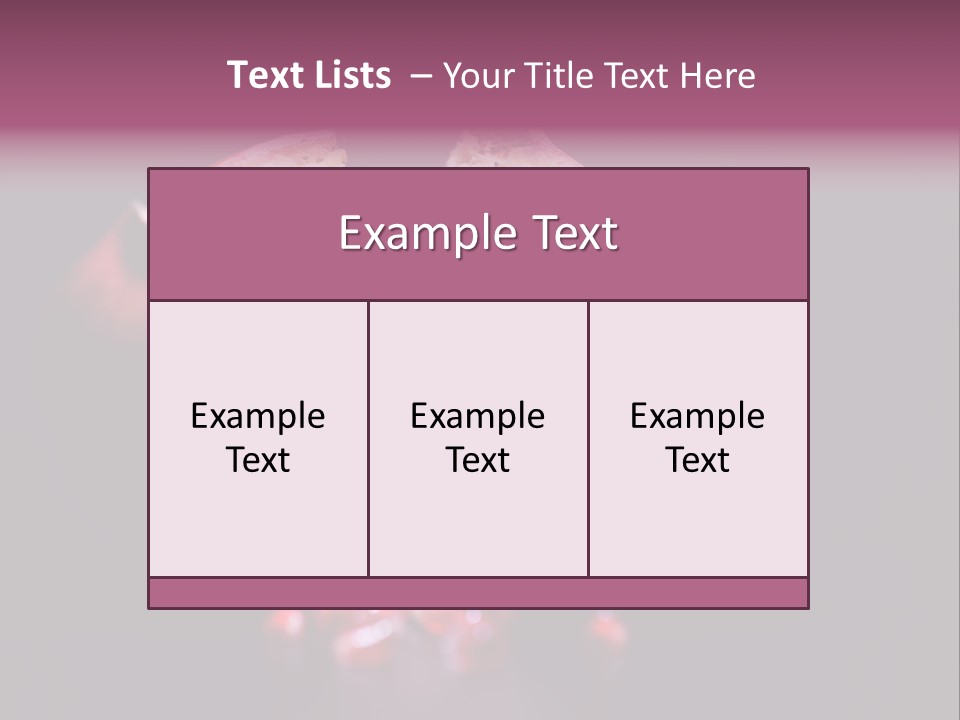 Garnet Pomegranate Background PowerPoint Template