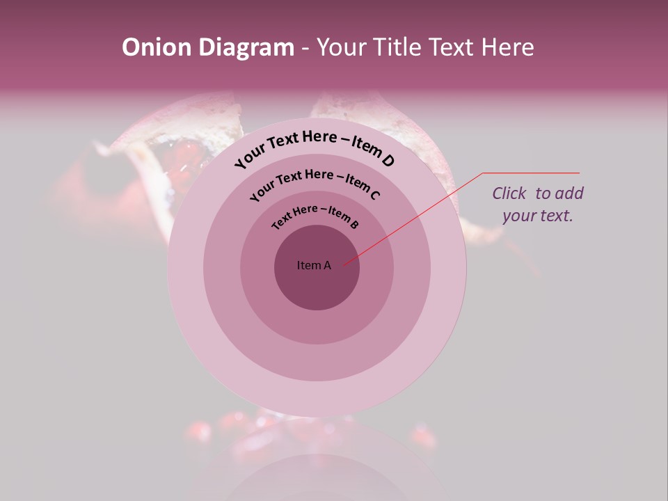 Garnet Pomegranate Background PowerPoint Template