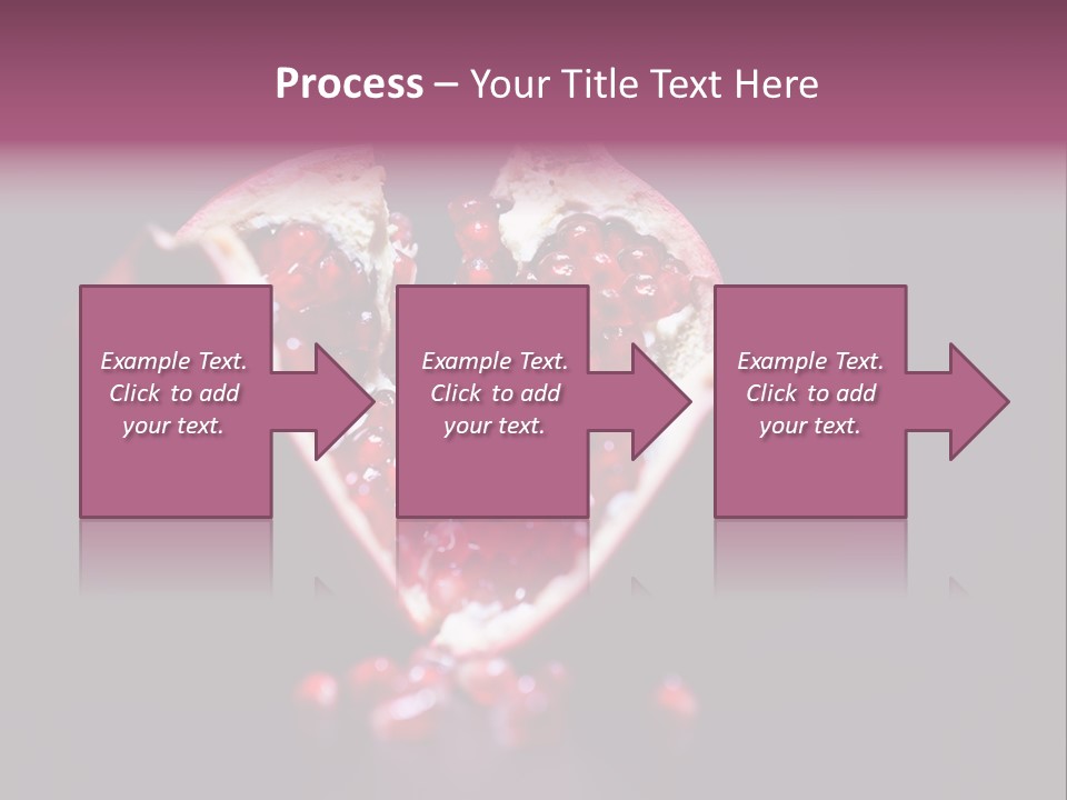 Garnet Pomegranate Background PowerPoint Template