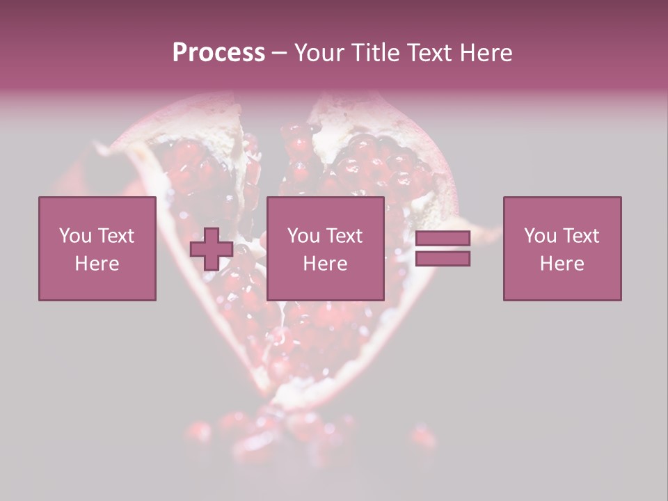 Garnet Pomegranate Background PowerPoint Template