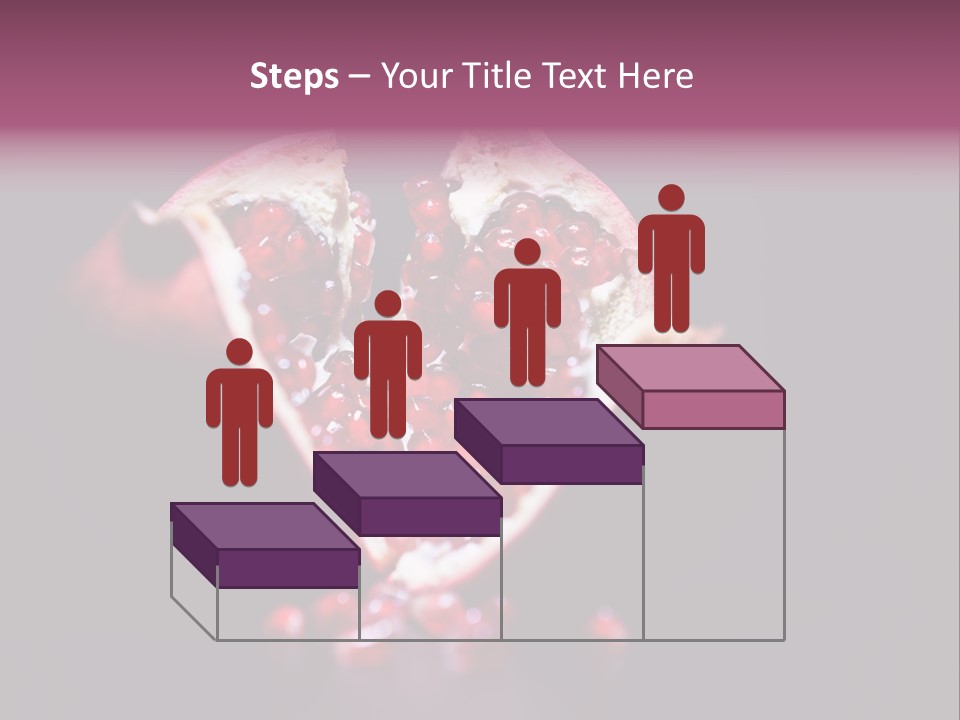 Garnet Pomegranate Background PowerPoint Template