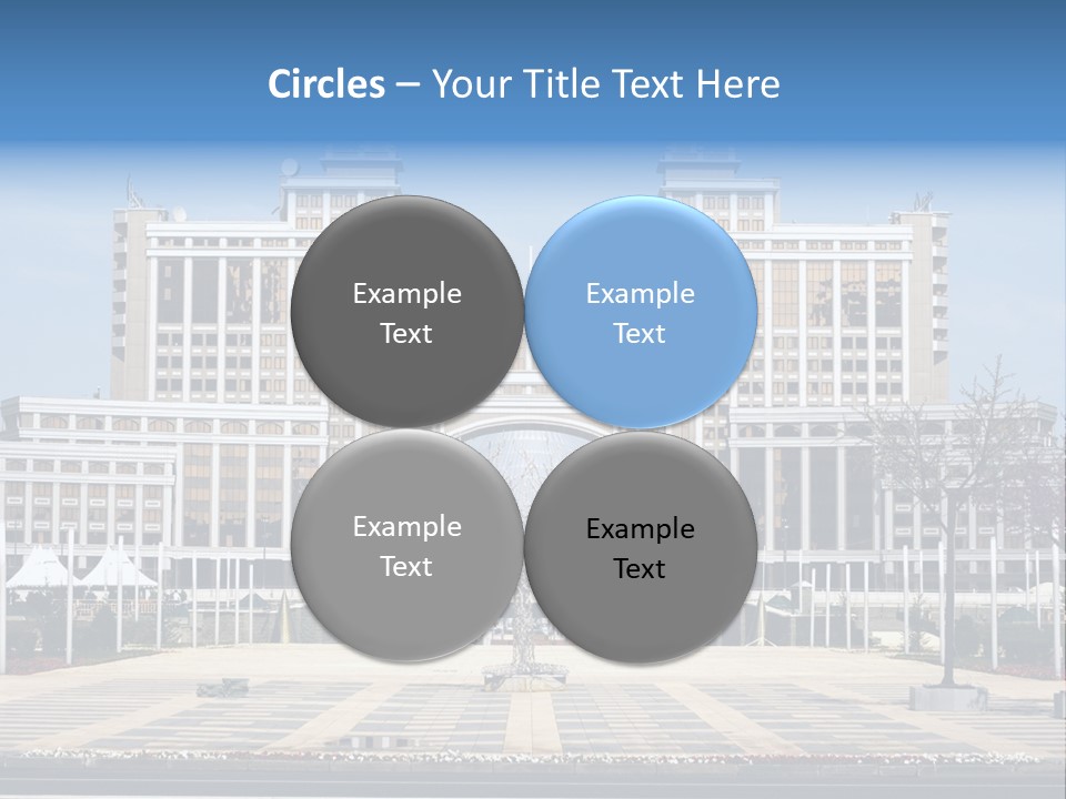 Architecture Central Aqmola PowerPoint Template