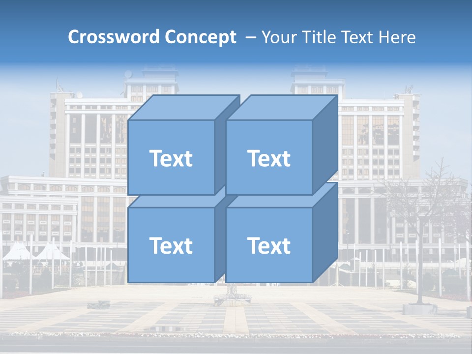 Architecture Central Aqmola PowerPoint Template