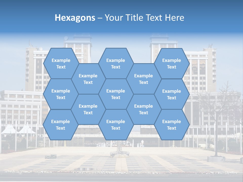 Architecture Central Aqmola PowerPoint Template