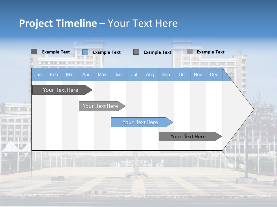 Architecture Central Aqmola PowerPoint Template