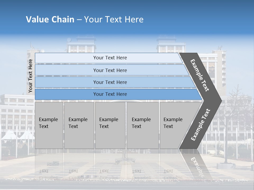 Architecture Central Aqmola PowerPoint Template