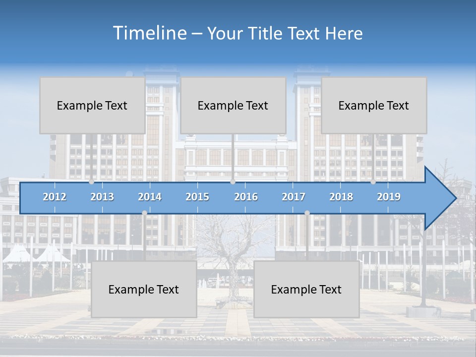 Architecture Central Aqmola PowerPoint Template
