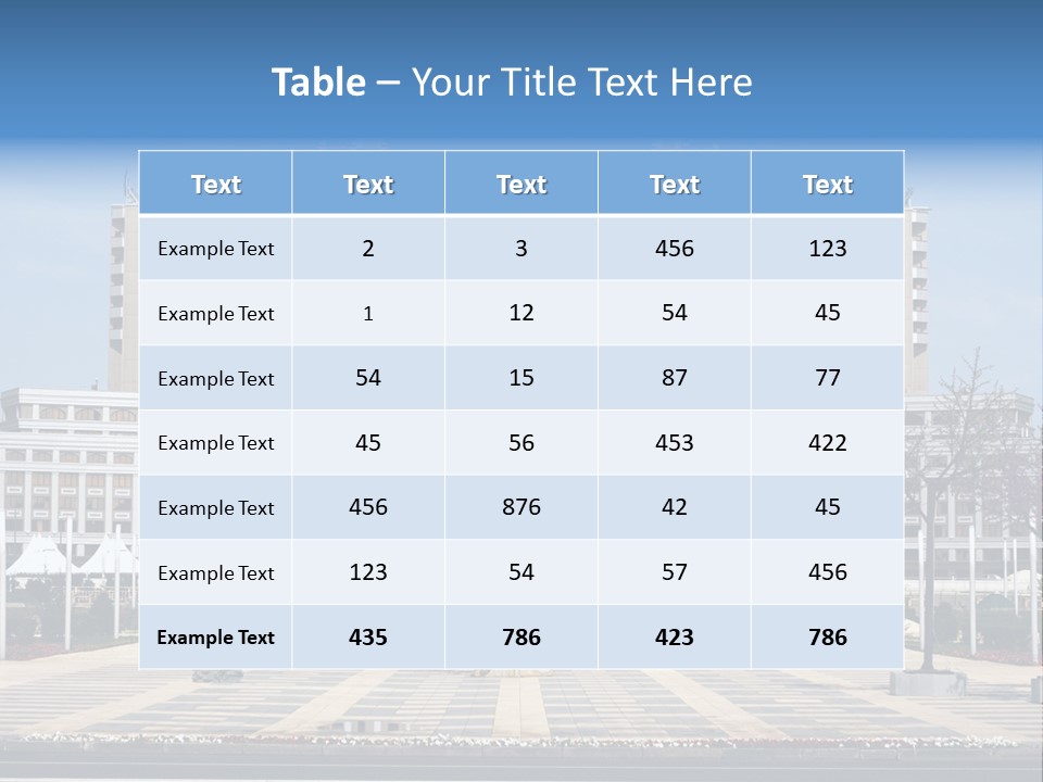 Architecture Central Aqmola PowerPoint Template