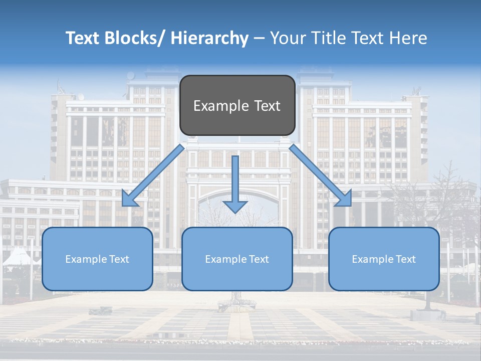 Architecture Central Aqmola PowerPoint Template