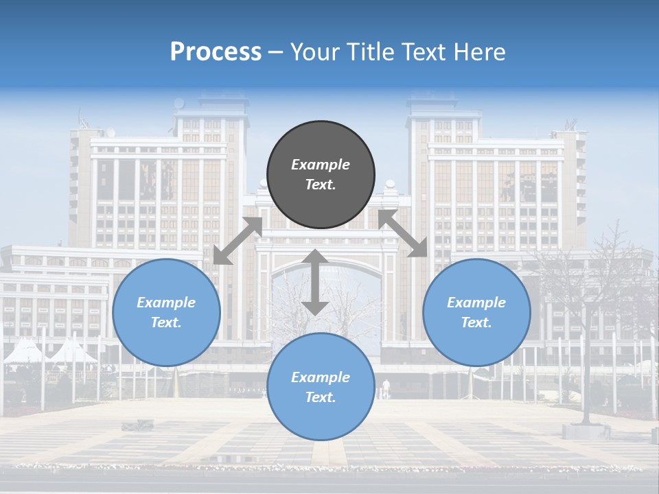 Architecture Central Aqmola PowerPoint Template