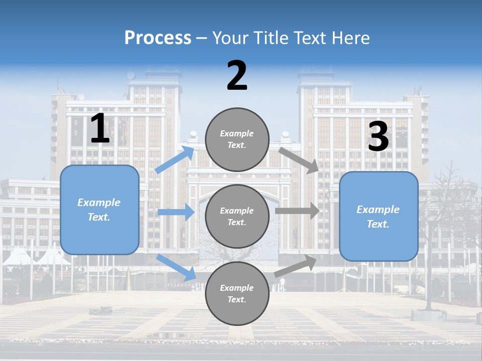 Architecture Central Aqmola PowerPoint Template