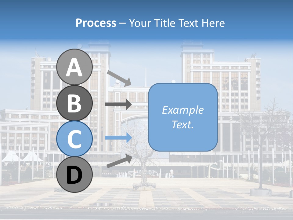 Architecture Central Aqmola PowerPoint Template