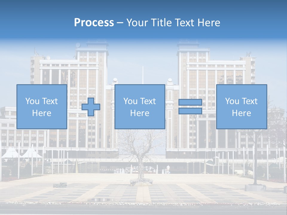 Architecture Central Aqmola PowerPoint Template