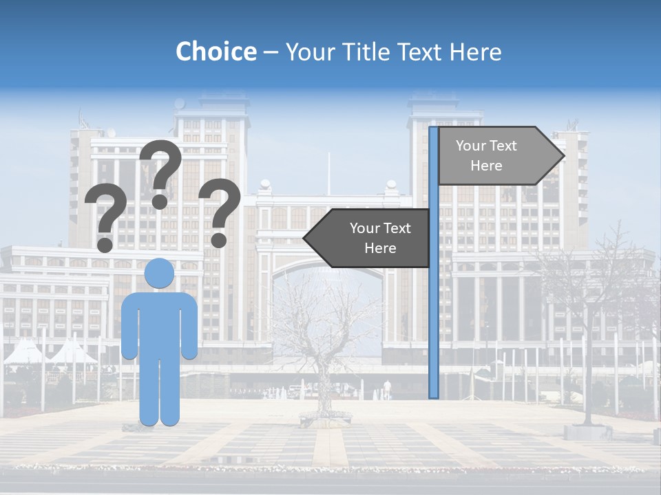 Architecture Central Aqmola PowerPoint Template