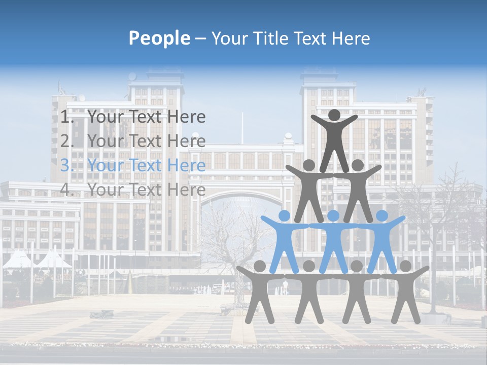 Architecture Central Aqmola PowerPoint Template