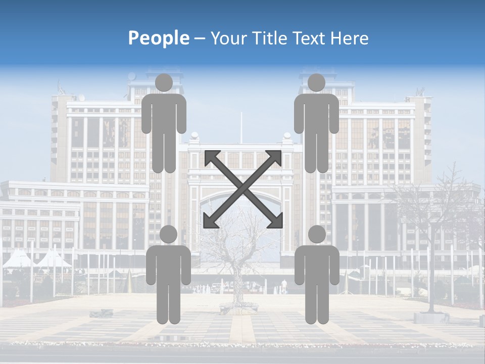 Architecture Central Aqmola PowerPoint Template