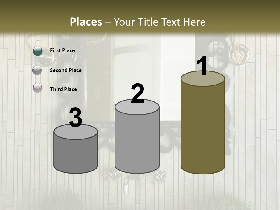 Tap Bathroom Design PowerPoint Template