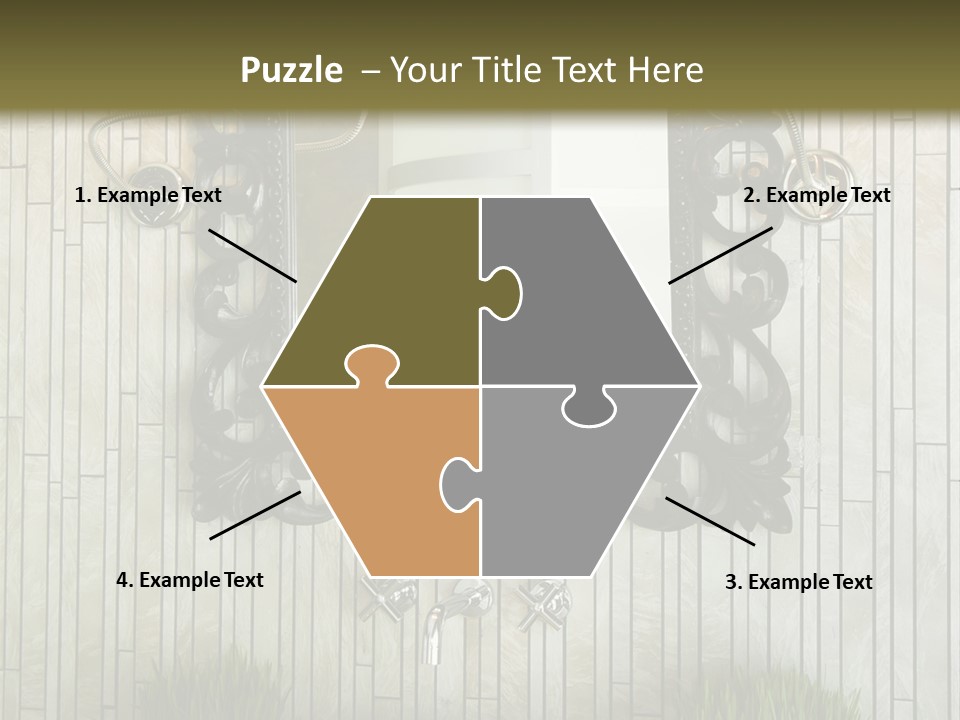 Tap Bathroom Design PowerPoint Template