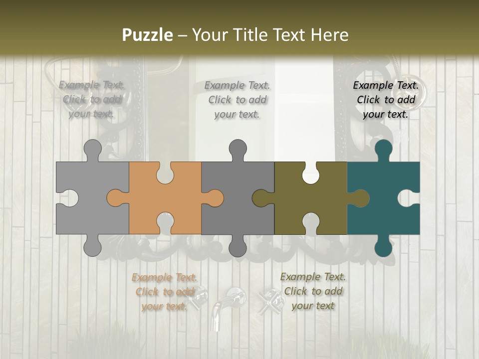 Tap Bathroom Design PowerPoint Template