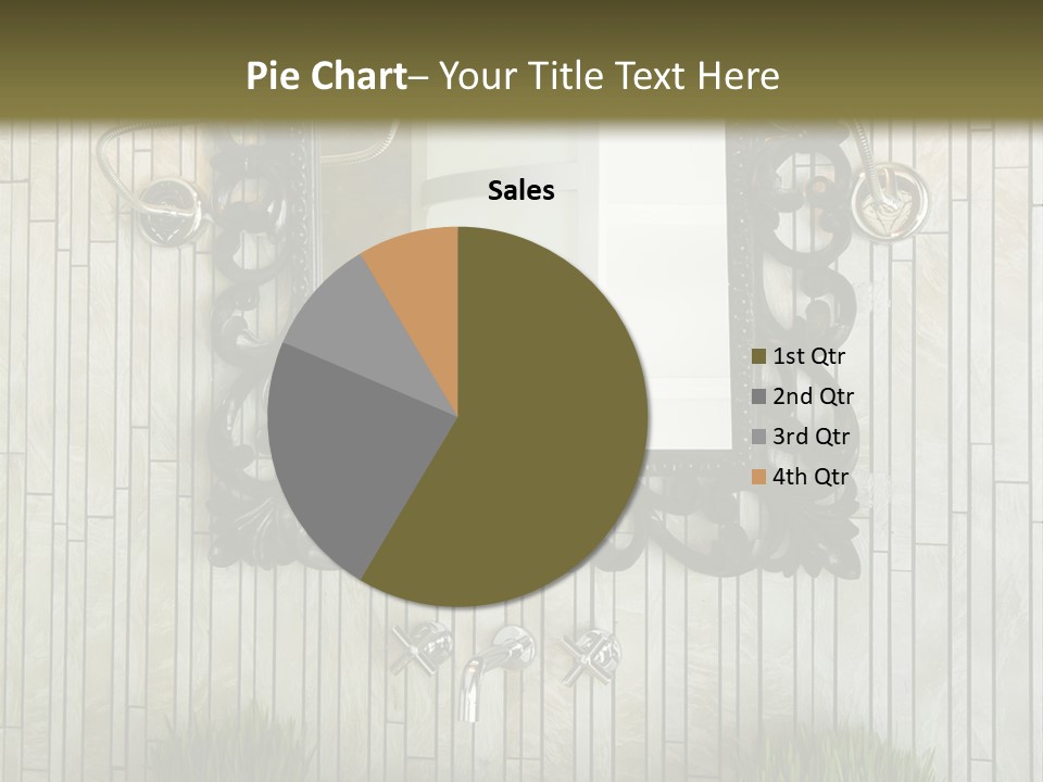 Tap Bathroom Design PowerPoint Template
