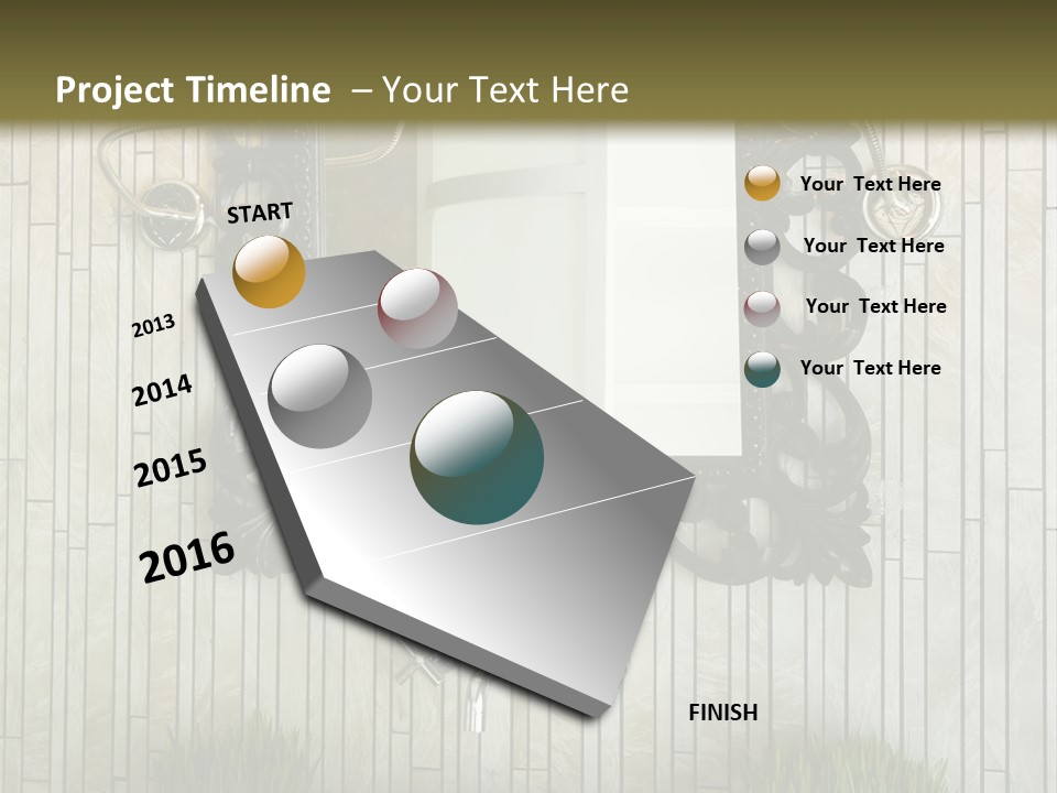 Tap Bathroom Design PowerPoint Template