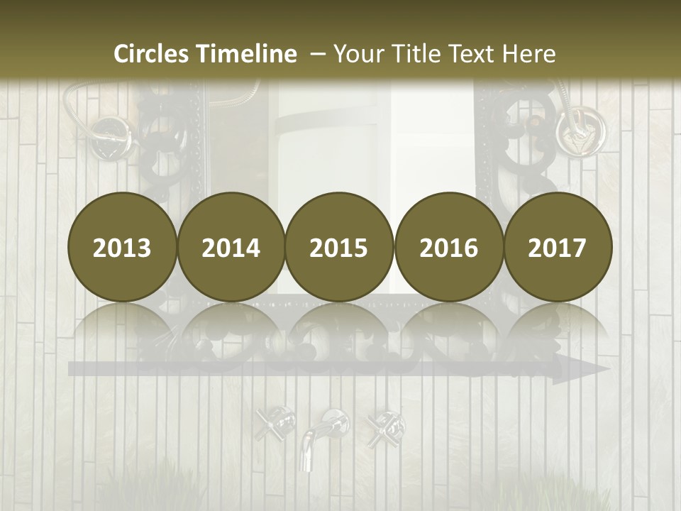 Tap Bathroom Design PowerPoint Template