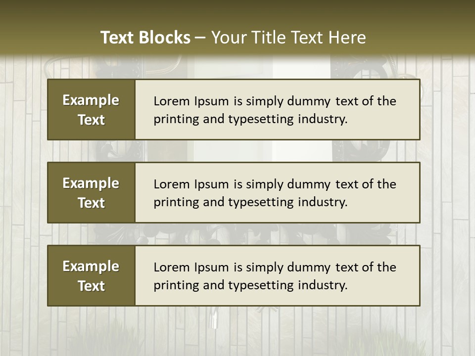 Tap Bathroom Design PowerPoint Template
