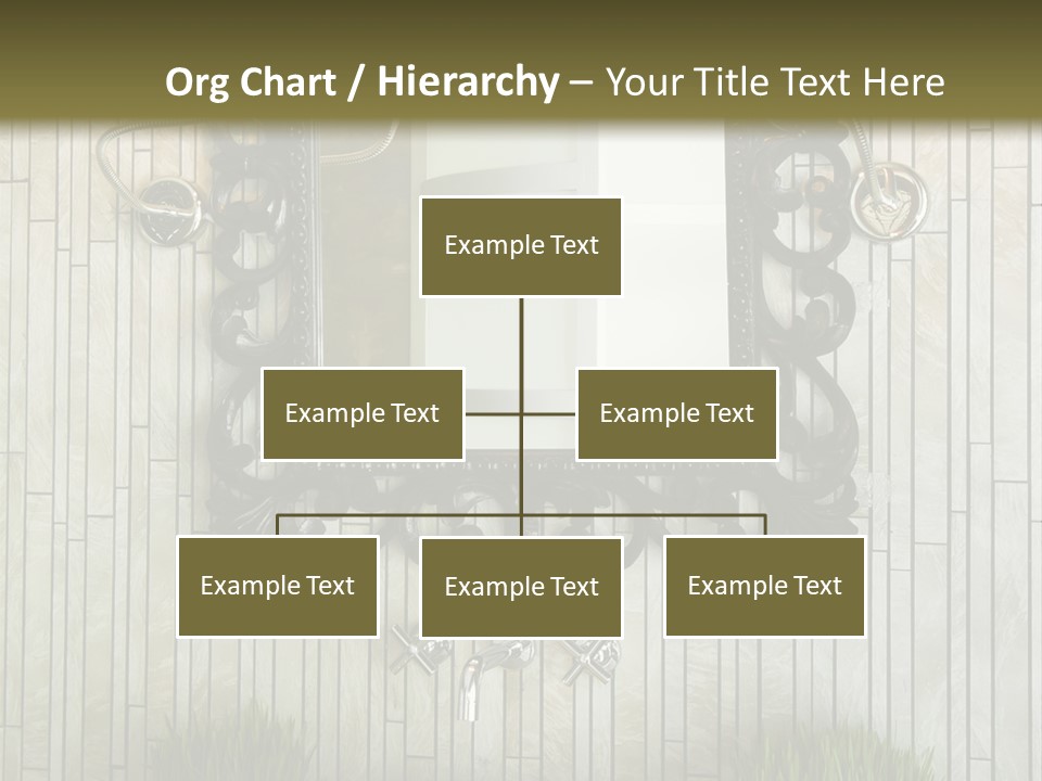 Tap Bathroom Design PowerPoint Template