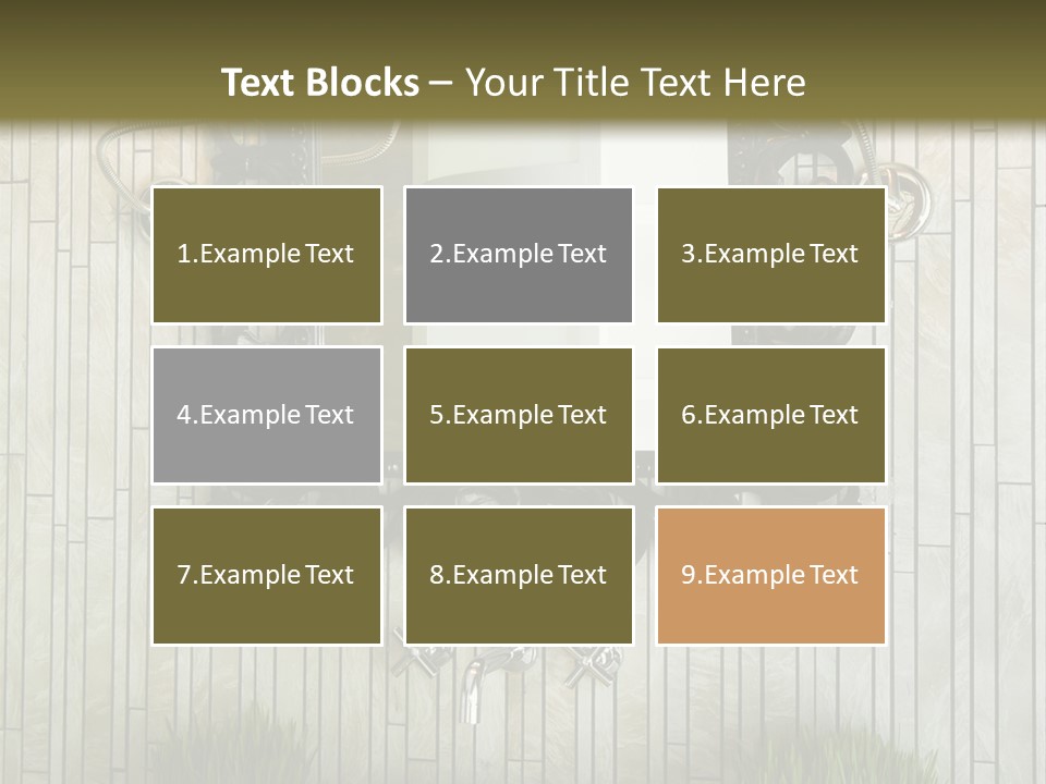 Tap Bathroom Design PowerPoint Template
