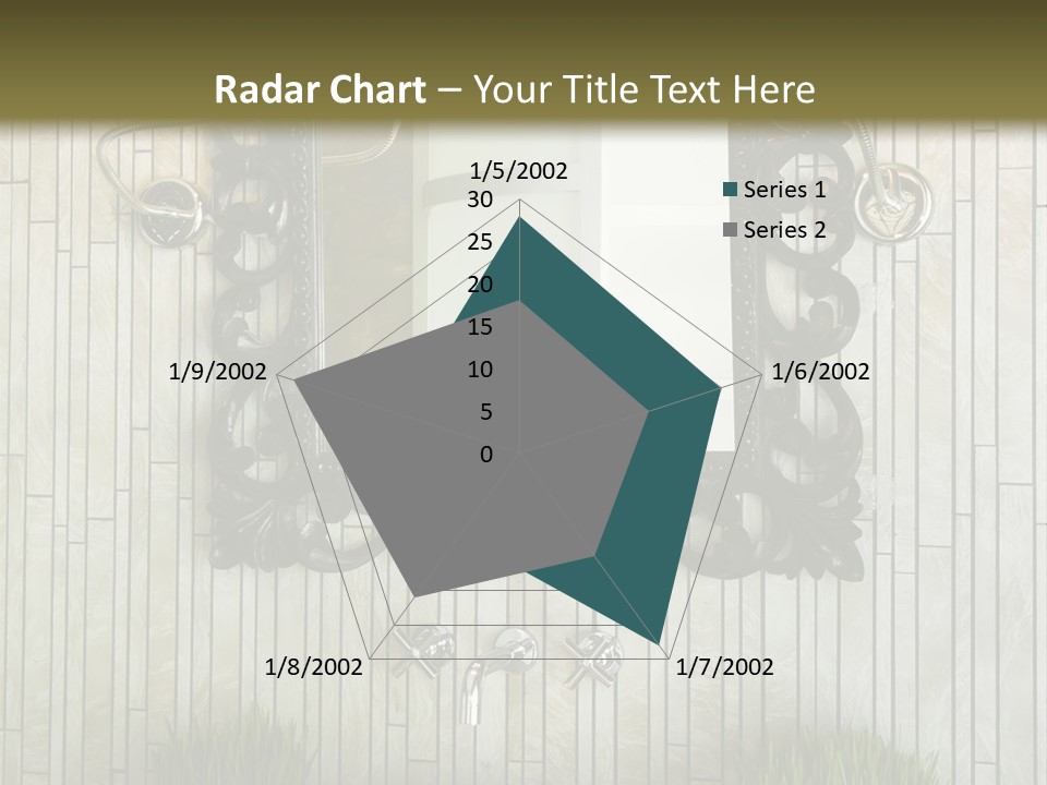 Tap Bathroom Design PowerPoint Template