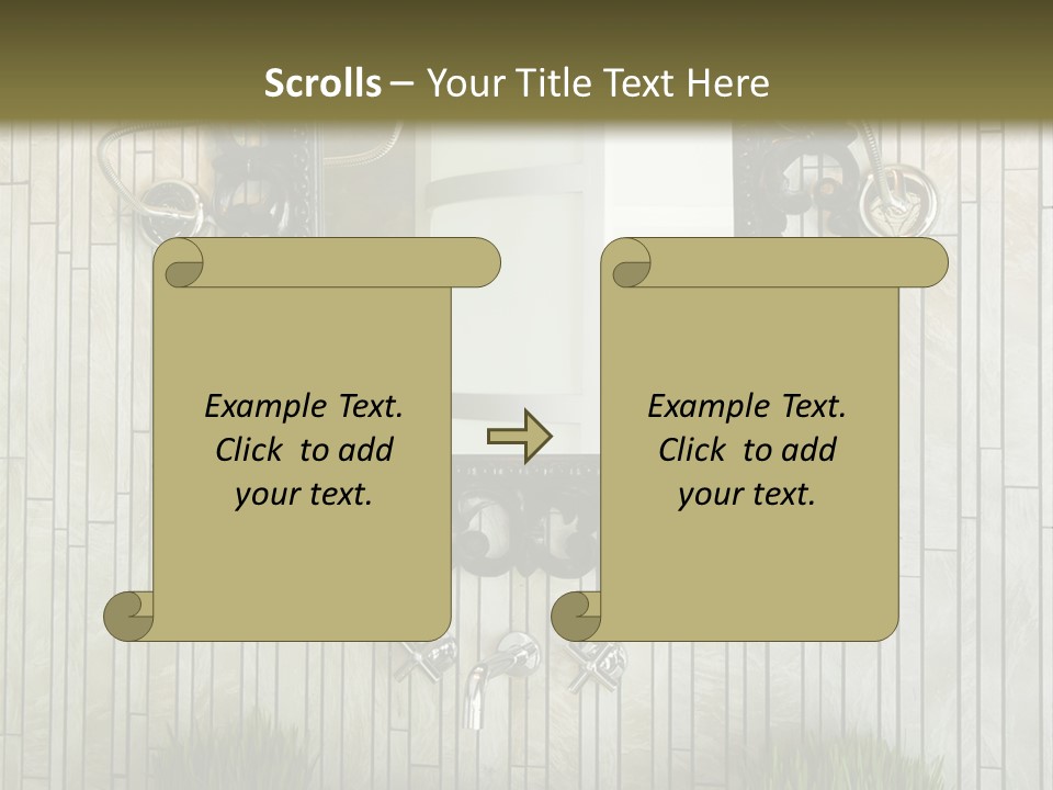 Tap Bathroom Design PowerPoint Template