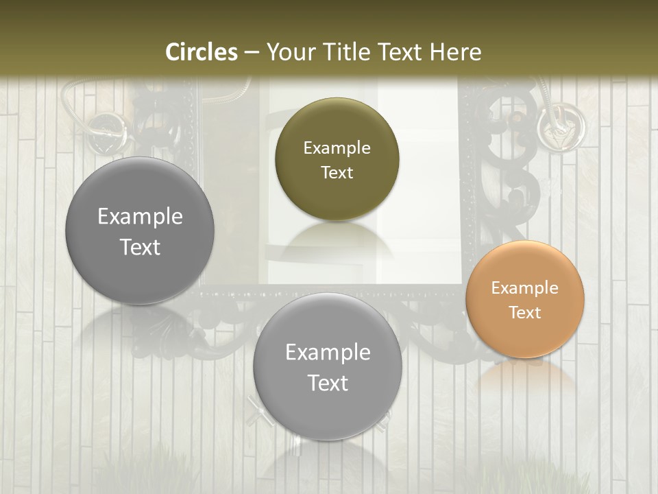 Tap Bathroom Design PowerPoint Template