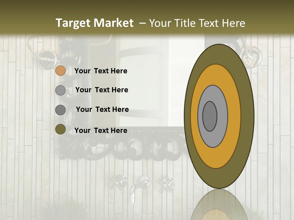 Tap Bathroom Design PowerPoint Template