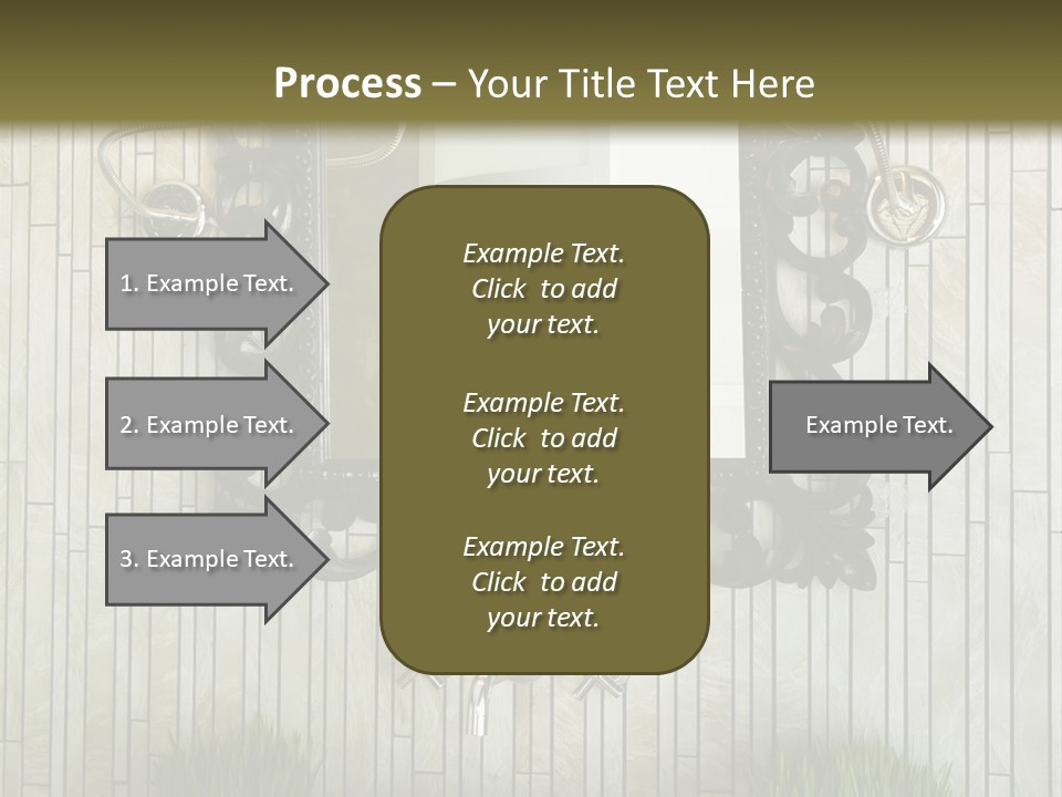 Tap Bathroom Design PowerPoint Template