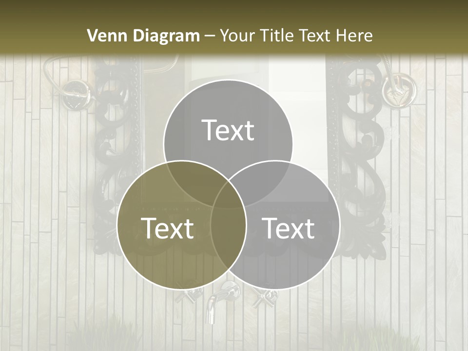 Tap Bathroom Design PowerPoint Template