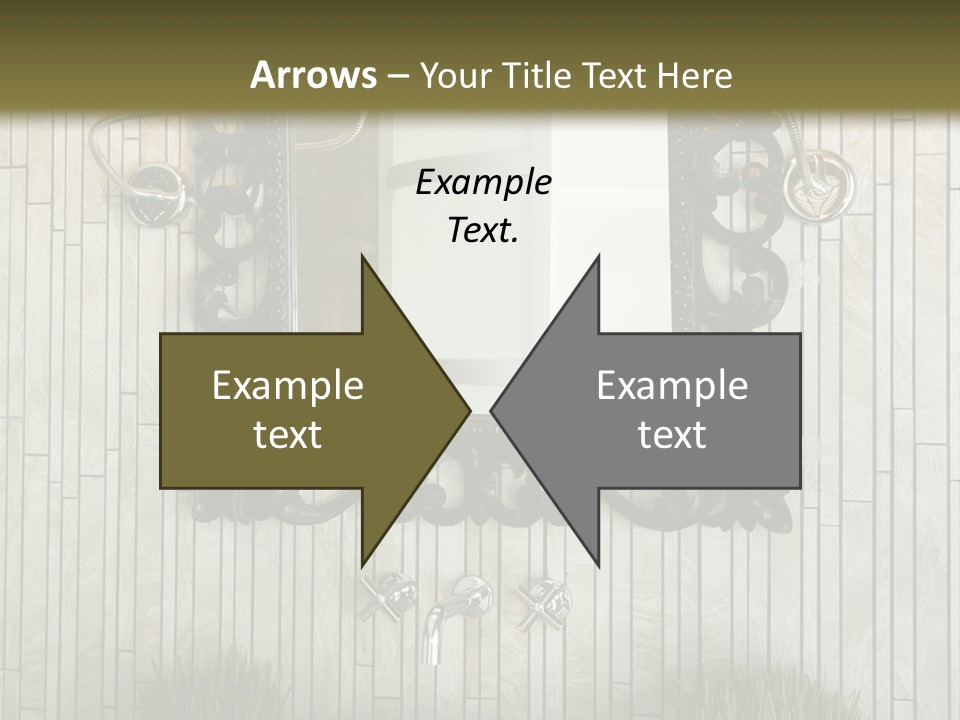 Tap Bathroom Design PowerPoint Template